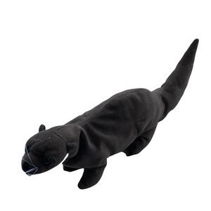 B.J. Co. River Otter Plush Brown Stuffed Animal Black Round‎ Eyes Toy Size 20"